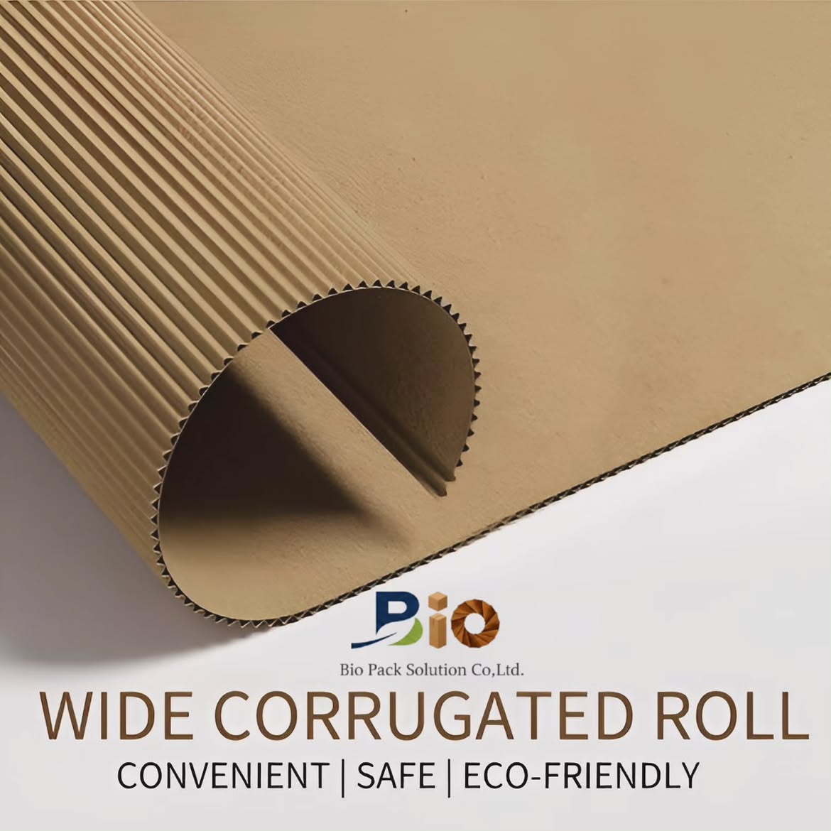 กระดาษลูกฟูก 2 ชั้น แบบม้วน|Single Face Corrugated Roll